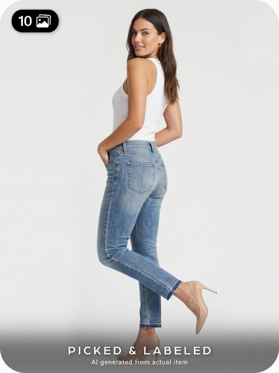 rag & bone Denim - Rag & Bone Dre Slim Boyfriend Jeans Womens Size 29 Cropped Dark Wash W1590K510